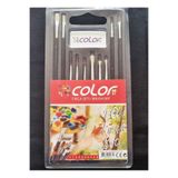 Modellino 10'lu Fırça Seti Color Suluboya Yağlı Boya Akrilik Boya Brush Set