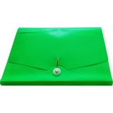 Modellino 12 Bölmeli Cepli Gözlü Körüklü Dosya A4 Neon Renkler 35X25CM - Yeşil