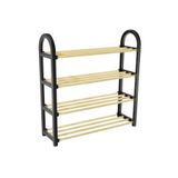 Modellino 4 Katlı 1.sınıf Süper Kalite Stickwood Masif Ahşap Ayakkabılık Sw-6504