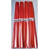 Modellino 4'lü Rulo Piano Buzlu Şeffaf Defter Kitap Kaplığı 40CM x 1,5mt Kaplık - Kırmızı