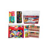 Modellino 4x24 Fatih 24'lü 4 Boya Set - 24'lü Kuruboya + 24'lü Sulu Boya + 24'lü Pastel + 24'lü Keçeli Kalem