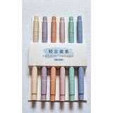 Modellino 6'lı Wen-Duo 500 Kesik -Yuvarlak Çift Uçlu Ultra Soft Pastel Fosforlu Kalem