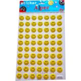 Modellino Kabartma Sticker Etiketler 30X17CM Emoji Kalp Hayvanlar Bayrak Meyveler Smiley Kuşlar Kelebekler - ALP-027