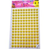 Modellino Kabartma Sticker Etiketler 30X17CM Emoji Kalp Hayvanlar Bayrak Meyveler Smiley Kuşlar Kelebekler - ALP-046