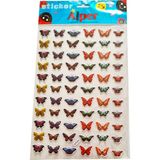 Modellino Kabartma Sticker Etiketler 30X17CM Emoji Kalp Hayvanlar Bayrak Meyveler Smiley Kuşlar Kelebekler - ALP-519