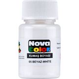 Modellino Nova Color Beyaz Renk Seçenekli Kumaş Boyası 30ML Tek Şişe Özellikli Sanatsal Malzeme