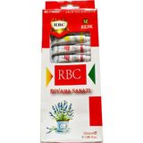 Modellino Rbc 12'li Tüplü Guaj Boya 6ml Seti Parlak Renkler ile Sağlıklı Boyama Deneyimi