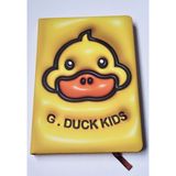 Modellino Soft Cover Kapak Günlük & Hatıra Defteri Esnek Yumuşak Dokulu Kapak Görselleri A5 Çizgili - Duck Kids