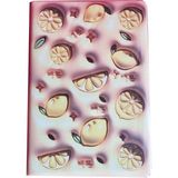 Modellino Soft Cover Kapak Günlük & Hatıra Defteri Esnek Yumuşak Dokulu Kapak Görselleri A5 Çizgili - Limon