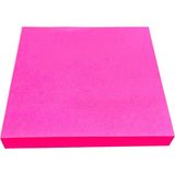 Modellino Yapışkanlı Kare Not Kağıdı Ufen Postit 75X75CM 100 Yaprak - Tek Renk Pembe 1 Paket