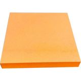 Modellino Yapışkanlı Kare Not Kağıdı Ufen Postit 75X75CM 100 Yaprak - Tek Renk Turuncu