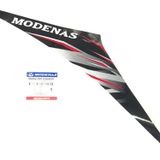 Modenas Gt135 İç Dizlik Etiketi Kırmızı Sağ Orjinal