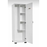 MODENZA %100 MDF Çok Amaçlı Temizlik ve Ütü Masası Dolabı-Beyaz