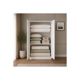 MODENZA %100 MDF Yüklük - Yatak Dolabı - 2 Kapaklı Çok Amaçlı Dolap