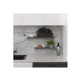 Modern 2'Li Uçan Raf Çok Amaçlı Duvar Rafı Organizer %100 Mdf Kitaplık Mutfak Banyo Rafı Drf01 Antrasit