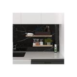 Modern 2'Li Uçan Raf Çok Amaçlı Duvar Rafı Organizer %100 Mdf Kitaplık Mutfak Banyo Rafı Drf01 Meşe