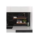 Modern 2'Li Uçan Raf Çok Amaçlı Duvar Rafı Organizer %100 Mdf Kitaplık Mutfak Banyo Rafı Drf01 Petra