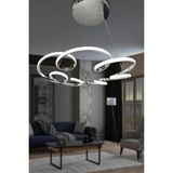 Modern 3 Renk LED Sarkıt Avize, Krom, Oturma ve Mutfak Için Şık Aydınlatma - Ahşap - Bej - Seçenek 1