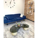 Modern 3 Top Orta Sehpa Salon-Oturma Odası - FÜME - BEJ