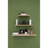 Modern 3'lü Uçan Raf Çok Amaçlı Duvar Rafı Organizer%100 MDF Kitaplık Mutfak Banyo Rafı DRF05 SONAMA