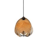 Modern Ahşap Sarkıt Avize | El İşçiliği Geometrik Pendant Lamba | Doğal Ahşap Dekoratif Tavan Aydınlatması | Salon, Yemek Odası, Mutfak Adası, Kafe ve Restoran İçin | E27 Duy