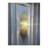 Modern Avize Gold Rengi Aplik Duvar Lambası Salon Koridor Otel Restoran Dekoratif Aplik