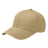 Modern Ayarlanabilir Cırt Cırtlı Logosuz Gabardin Spor Kum Beji Şapka Unisex Erkek/Kadın