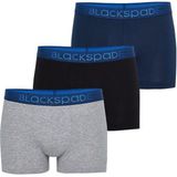 Modern Basics Shorty 3'lü Boxer Siyah-Gri-Lacivert -127 Boxer C2T7N4O9 - XL - Renkli