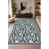 Modern Bohem Desen Renkli Baskılı Kaymaz Yıkanabilir Salon Oturma Odası Mutfak Balkon Halısı Yolluk 80 X 400 Cm Çok Renkli
