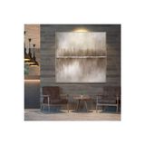 Modern Büyük Boy El Yapımı Yağlı Boya Tablo 115x115cm