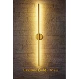 Modern Dekoratif Led Duvar Aplik 70 Cm Günışığı Eskitme 1 Adet ( Pilli)