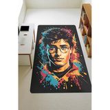 Modern Desenli Dijital Baskı Kaymaz Taban Çocuk Ve Genç Odası Halısı H0767 Renkli 80 X 300
