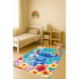 Modern Desenli Dijital Baskı Kaymaz Taban Çocuk Ve Genç Odası Halısı H0871 Renkli 120 X 180
