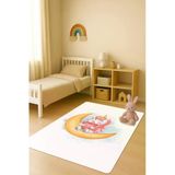 Modern Desenli Dijital Baskı Kaymaz Taban Çocuk Ve Genç Odası Halısı H0874 Renkli 140 X 200