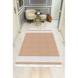 Modern Desenli Dijital Baskı Kaymaz Taban Halı H0155 Renkli 140 X 200