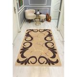 Modern Desenli Dijital Baskı Kaymaz Taban Halı H0181 Renkli 140 X 200