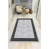 Modern Desenli Dijital Baskı Kaymaz Taban Halı H0208 Renkli 140 X 200