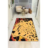 Modern Desenli Dijital Baskı Kaymaz Taban Halı H0893 Renkli 140 X 200