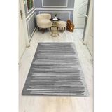 Modern Desenli Dijital Baskı Kaymaz Taban Halı H1130 Renkli 80 X 150