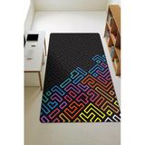 Modern Dijital Baskı Kaymaz Taban Çocuk Ve Genç Odası Halısı H0231 Renkli 80 X 150