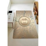 Modern Dijital Baskı Kaymaz Taban Çocuk Ve Genç Odası Halısı H0276 Renkli 80 X 200