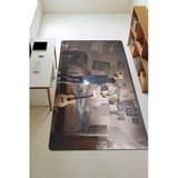 Modern Dijital Baskı Kaymaz Taban Çocuk Ve Genç Odası Halısı H0446 Renkli 80 X 300