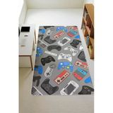 Modern Dijital Baskı Kaymaz Taban Çocuk Ve Genç Odası Halısı H0507 Renkli 100 X 200