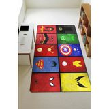 Modern Dijital Baskı Kaymaz Taban Çocuk Ve Genç Odası Halısı H0558 Renkli 80 X 300