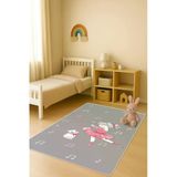 Modern Dijital Baskı Kaymaz Taban Çocuk Ve Genç Odası Halısı H0612 Renkli 120 X 180