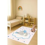 Modern Dijital Baskı Kaymaz Taban Çocuk Ve Genç Odası Halısı H0618 Renkli 120 X 180
