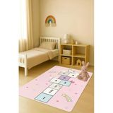 Modern Dijital Baskı Kaymaz Taban Çocuk Ve Genç Odası Halısı H0684 Renkli 160 X 230
