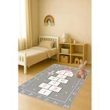 Modern Dijital Baskı Kaymaz Taban Çocuk Ve Genç Odası Halısı H0688 Renkli 180 X 280
