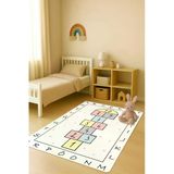 Modern Dijital Baskı Kaymaz Taban Çocuk Ve Genç Odası Halısı H0689 Renkli 180 X 280