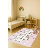 Modern Dijital Baskı Kaymaz Taban Çocuk Ve Genç Odası Halısı H0694 Renkli 120 X 180